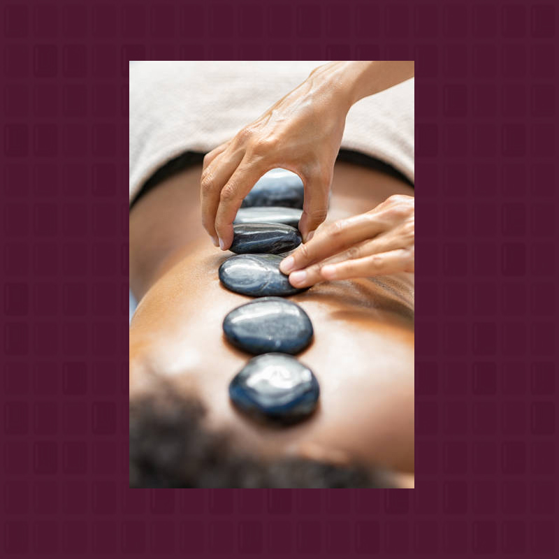 ホットストーン施術